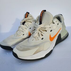 Nike Air Max Alpha Trainer 5 White Mandarin Sneakers Sz 10.5